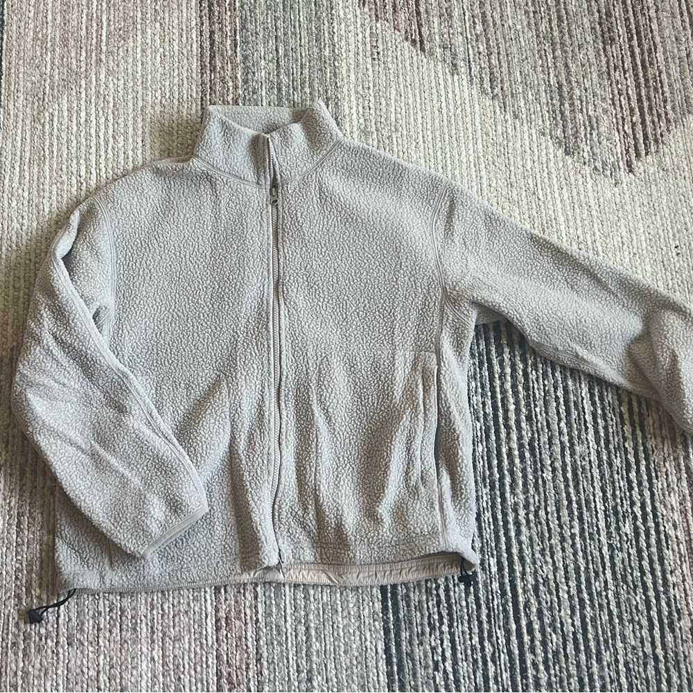 Cozy Gray Fleece Jacket